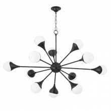 Mitzi by Hudson Valley Lighting H375812-SBK - Ariana Chandelier