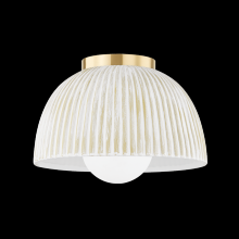 Mitzi by Hudson Valley Lighting H750501-AGB/CWW - 1-Light Flush Mount