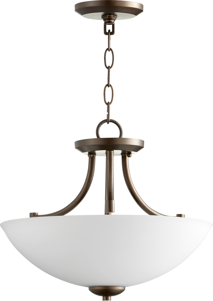 3-Light Convertible Semi Flush