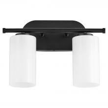 Quorum 5228-2-59 - Belinder 2 Light Vanity, Matte Black