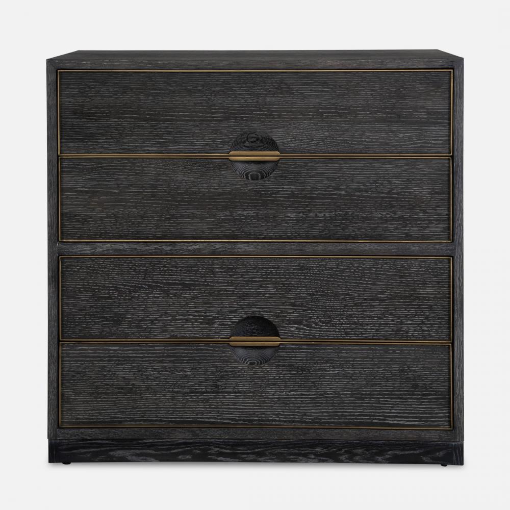 Uttermost Besos 4 Drawer Walnut Chest