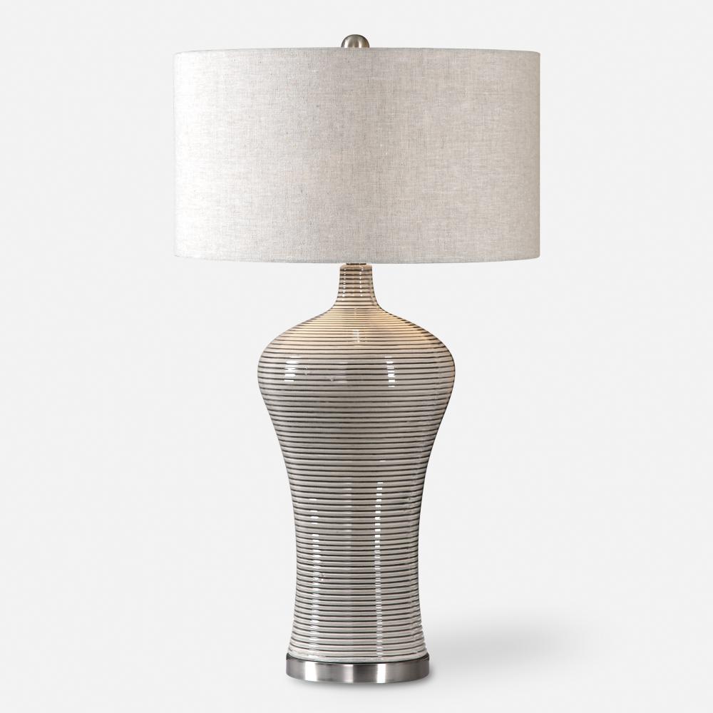 Uttermost Dubrava Light Gray Table Lamp