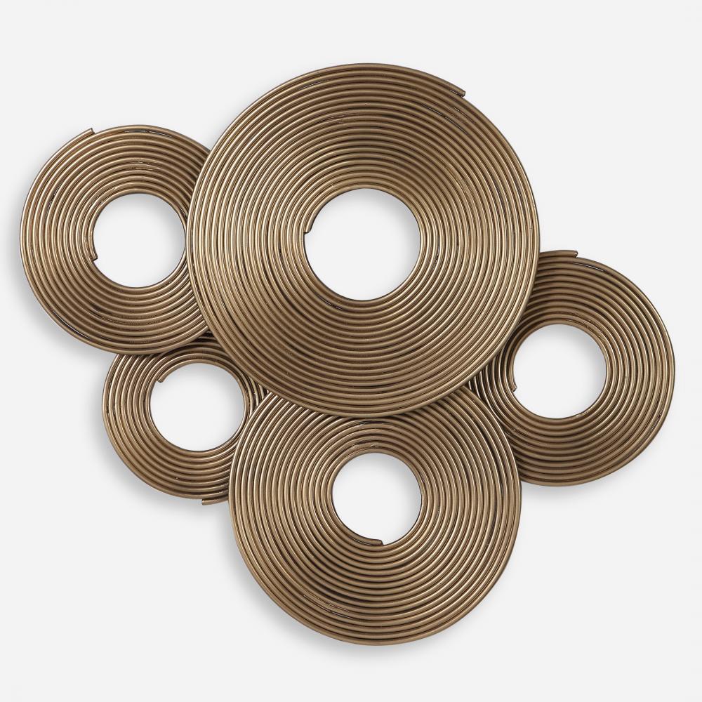 Uttermost Ahmet Gold Rings Wall Decor