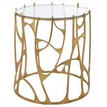 Uttermost 22894 - Uttermost Ritual Round Gold Side Table