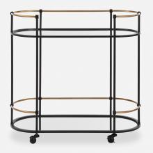 Uttermost 24186 - Andre Iron Bar Cart