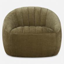 Uttermost 23856 - Uttermost Narrows Moss Green Swivel Chair