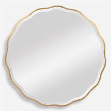 Uttermost 09611 - Aneta Gold Round Mirror