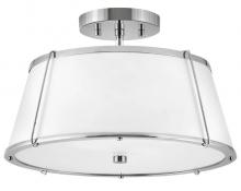 Hinkley 4893PN - 2-Light Semi Flush