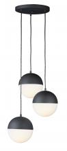 ET2 E20364-92BK - Half Moon-Multi-Light Pendant